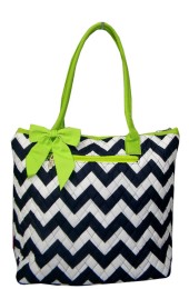 Small Quilted Tote Bag-ZIM1515/NAVY/LM